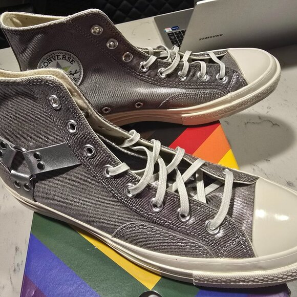 NEW 2024 Chuck 70 High Pride 2024 Converse Sneakers Chuck 70 A10214C SIZE 10 NEW - Picture 4 of 16